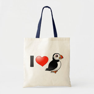 Jag älskar Puffins Tygkasse