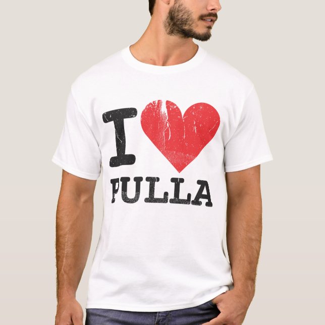 Jag älskar Pulla T-shirt (Framsida)