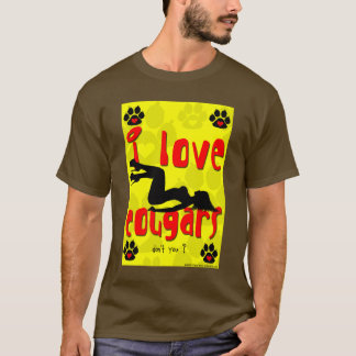jag älskar pumor t-shirt