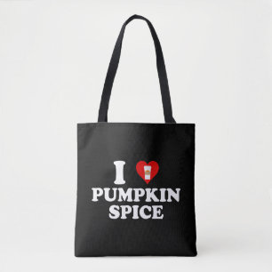Jag älskar Pumpa Krydda Tygkasse