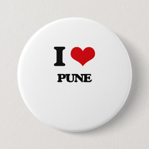 Jag älskar Pune Knapp