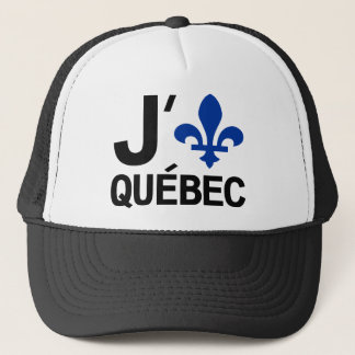Jag älskar Quebec Truckerkeps