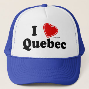 Jag älskar Quebec Truckerkeps
