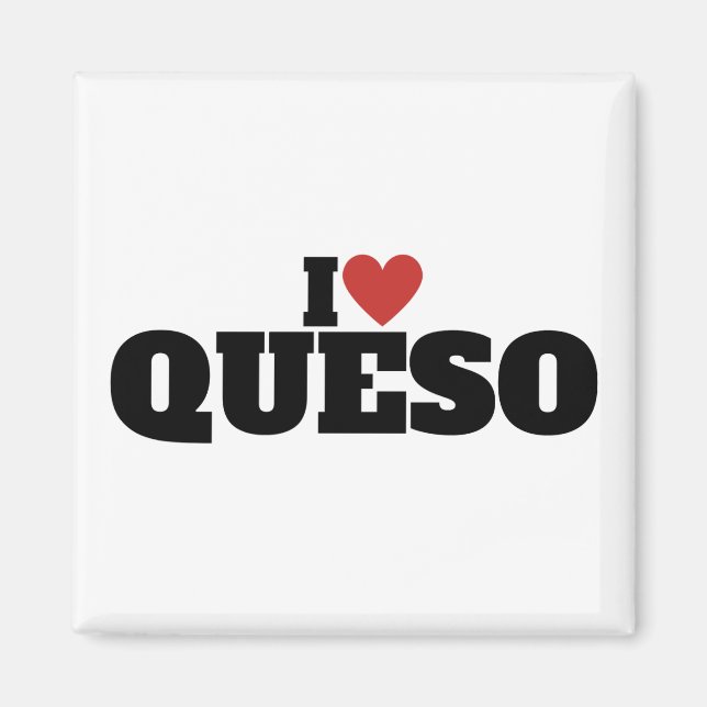 Jag älskar Queso Magnet (Framsidan)