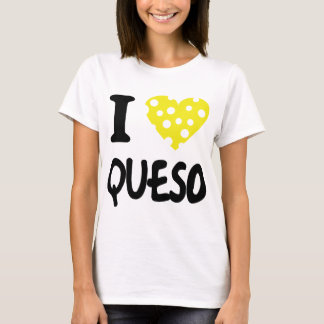 Jag älskar quesosymbolen t shirt