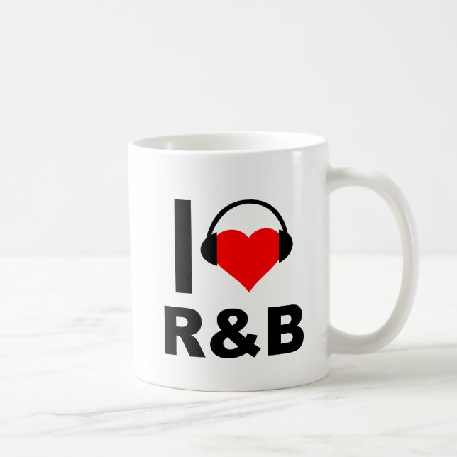 Jag älskar R&B Rolig Mugg (Höger)