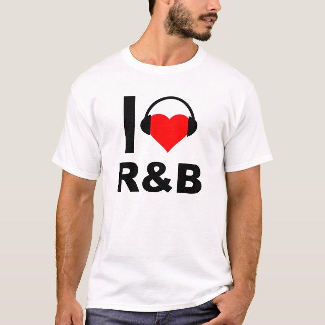 Jag älskar R&B Rollig T-shirt (Framsida)