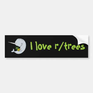Jag älskar r-/treesbildekalet bildekal