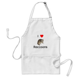 Jag älskar raccoonsförklädet förkläde
