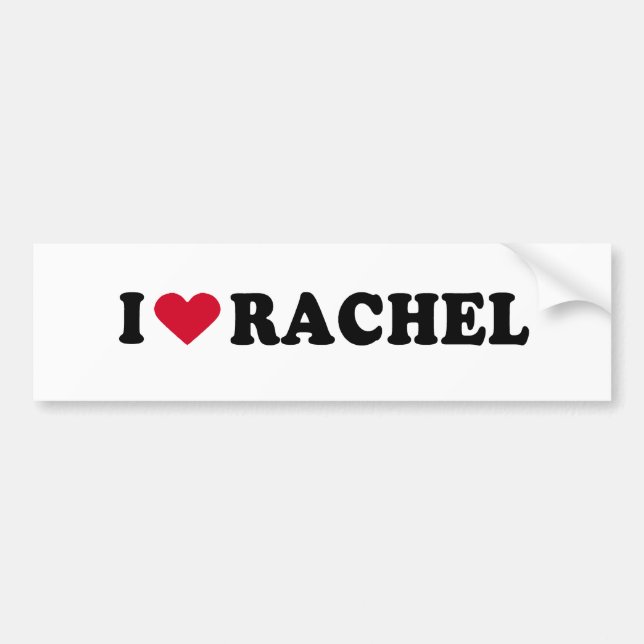 JAG ÄLSKAR RACHEL BILDEKAL (Framsidan)
