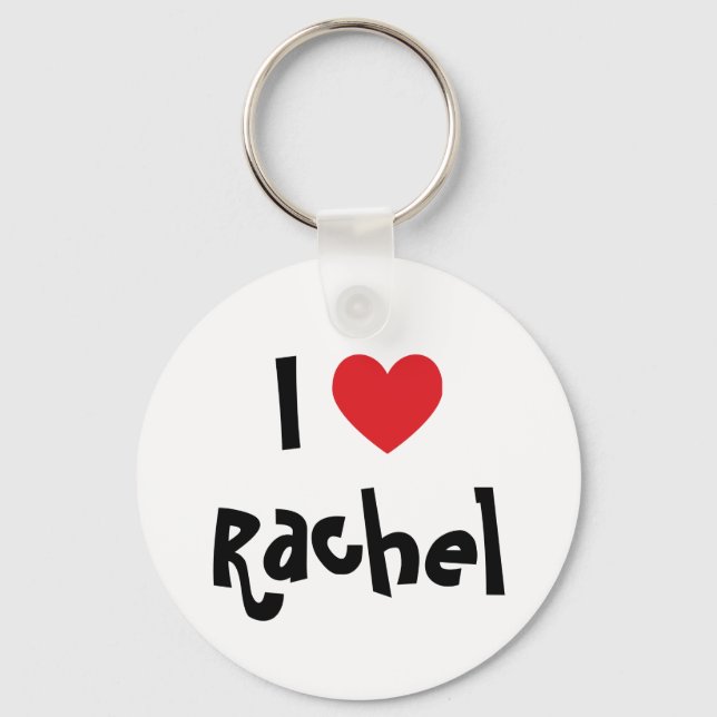 Jag älskar Rachel Nyckelring (Framsida)