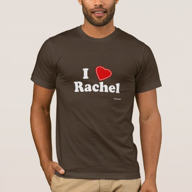 Jag älskar Rachel Tee (Framsida)