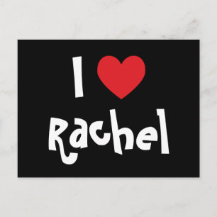 Jag älskar Rachel Vykort