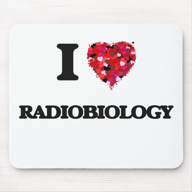 Jag älskar Radiobiology Musmatta (Framsidan)
