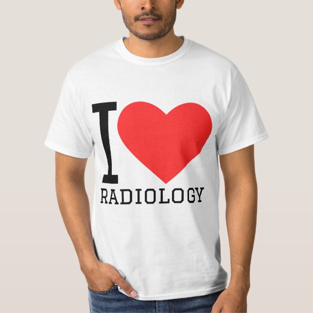 Jag älskar radiologi  t shirt (Framsida)