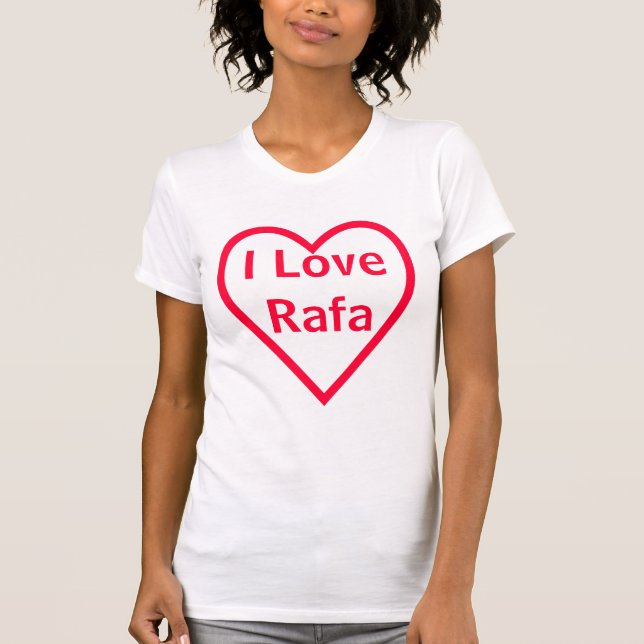Jag älskar Rafa Tee (Framsida)