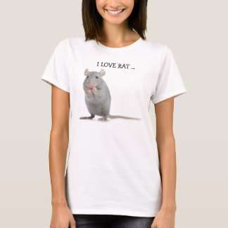 JAG ÄLSKAR RÅTTAN TEE SHIRT