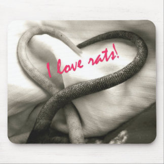 Jag älskar råttor! musen vadderar musmatta