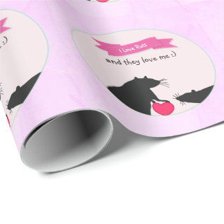 Jag älskar råttor, och de älskar mig presentpapper