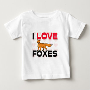 Jag älskar rävar t-shirt