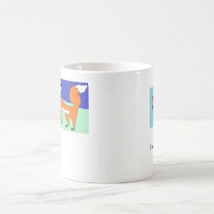 Jag älskar rävmuggen kaffemugg