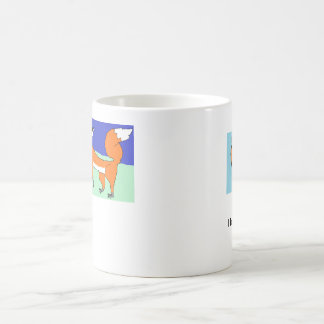 Jag älskar rävmuggen kaffemugg