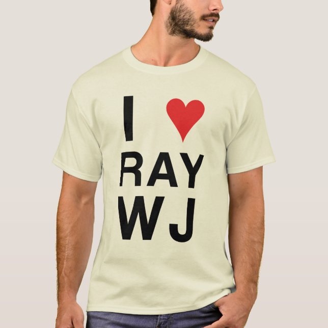 Jag älskar RayWJ T-shirt (Framsida)