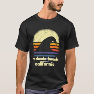 Jag älskar Redondo Beach Kalifornien Ocean Wave CA T Shirt