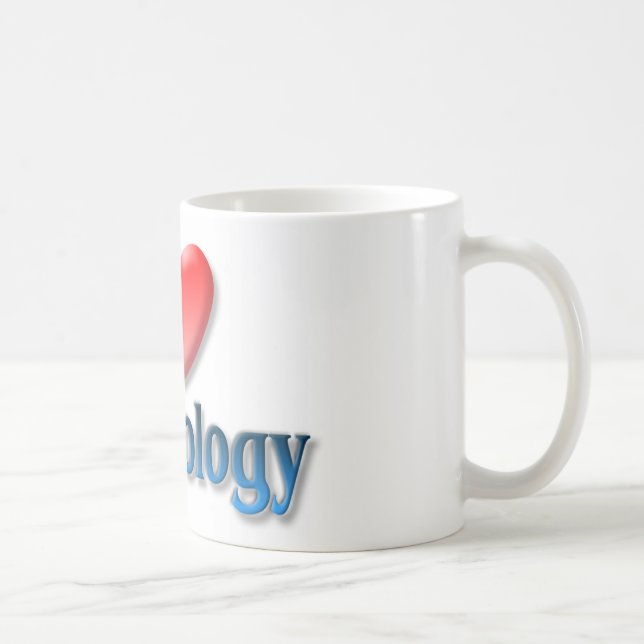 Jag älskar Reflexologymuggen Kaffemugg (Höger)