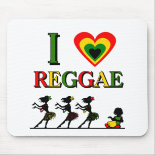 Jag älskar Reggae Musmatta