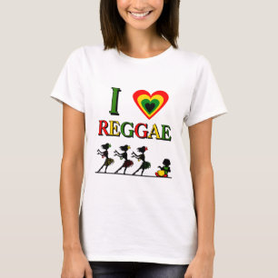 Jag älskar Reggae Tee