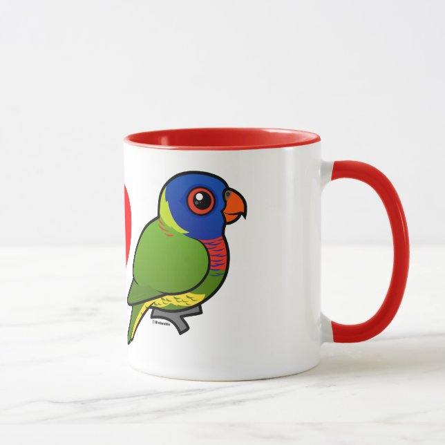 Jag älskar regnbågen Lorikeets Mugg (Höger)