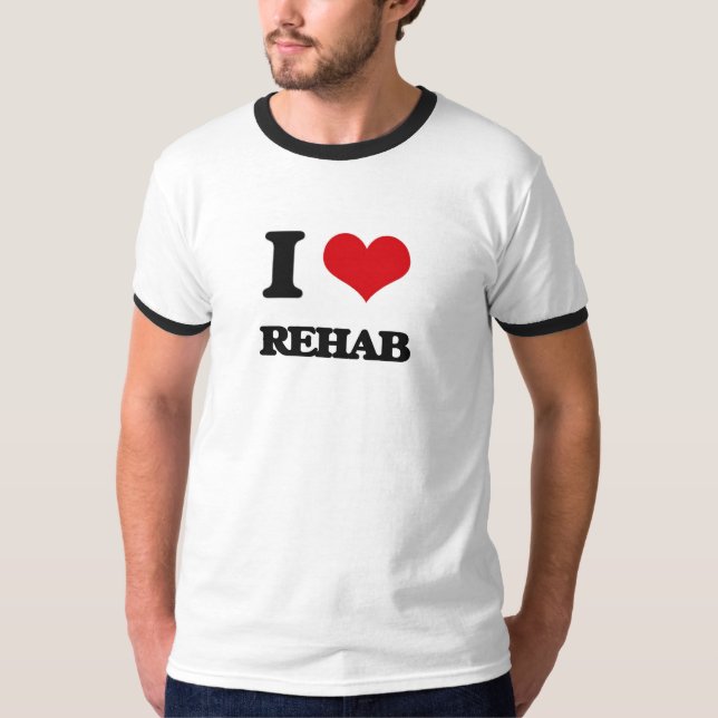Jag älskar Rehab T-shirt (Framsida)