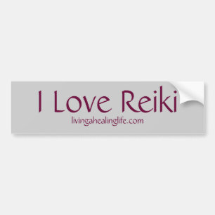 Jag älskar Reiki Bildekal
