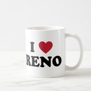 Jag älskar Reno Nevada Kaffemugg