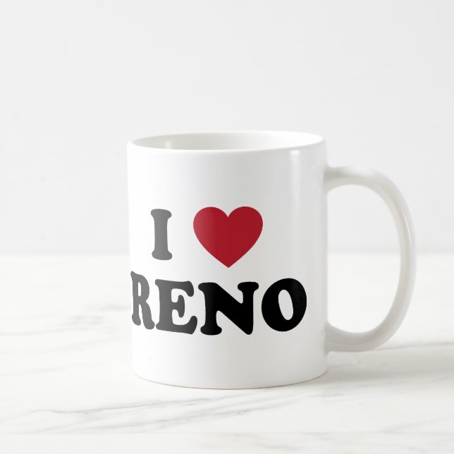Jag älskar Reno Nevada Kaffemugg (Höger)