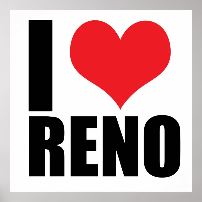 Jag älskar Reno Poster (Framsidan)