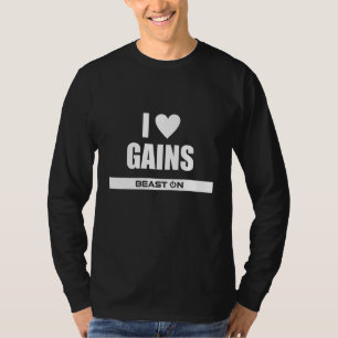 Jag älskar resultat bodybuilding resultat gym trän t shirt