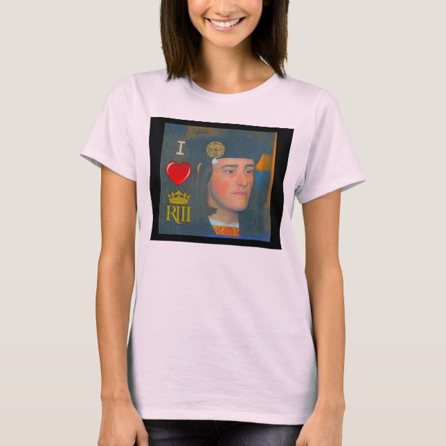 Jag älskar Richard III! Tee (Framsida)