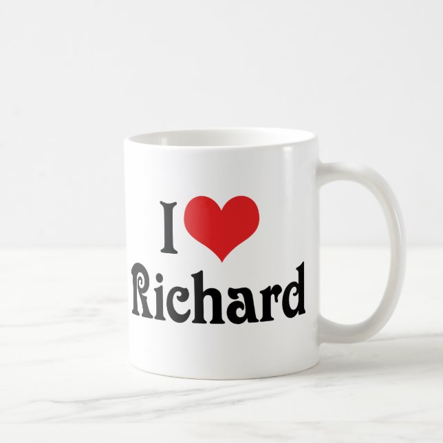 Jag älskar Richard Kaffemugg (Höger)