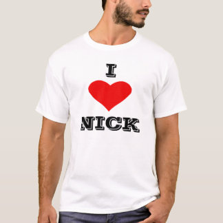 Jag älskar riksdagsval för U.K. för Nick ~ T-shirt