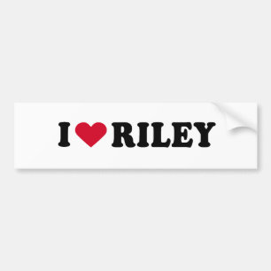 JAG ÄLSKAR RILEY BILDEKAL