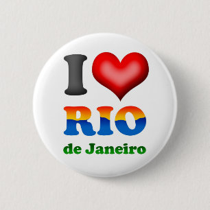 Jag älskar Rio de Janeiro, Brasilien den underbar Knapp