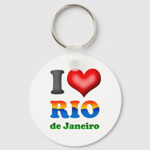 Jag älskar Rio de Janeiro, Brasilien den underbar Nyckelring