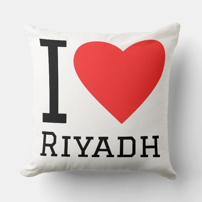 Jag älskar Riyadh  Kudde (Framsida)