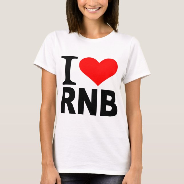 Jag älskar RnB Tee (Framsida)