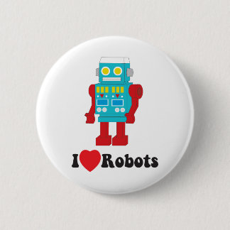 Jag älskar robotar! knapp