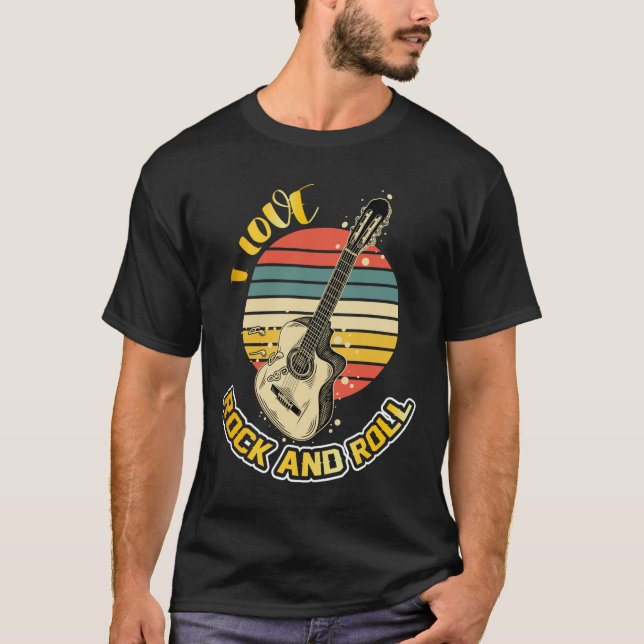 Jag älskar rock and roll T-Shirt (Framsida)