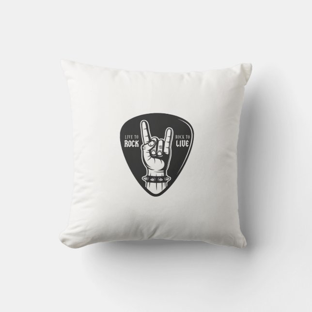 Jag älskar rock kudde (Framsida)