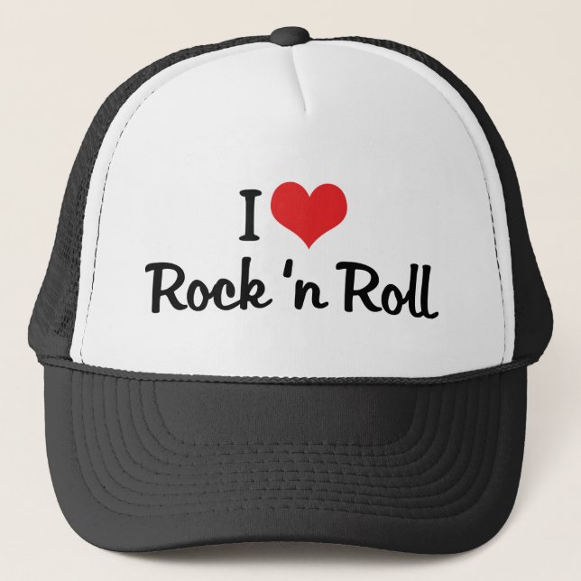 Jag älskar Rock 'n Roll Truckerkeps (Framsida)